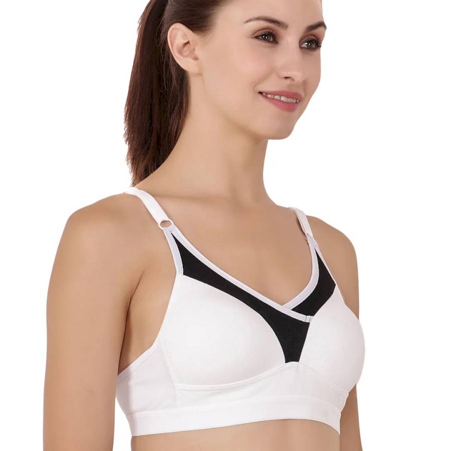 FLORET - PADDED SPORTS BRA - WHITE