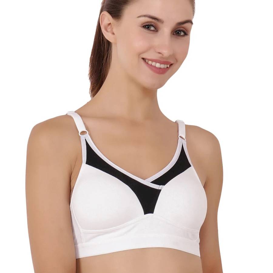FLORET - PADDED SPORTS BRA - WHITE