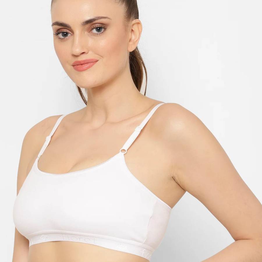 FLORET - SPORTS BRA - WHITE