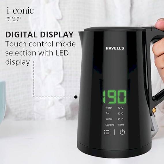 HAVELLS - I-CONIC DIGI - KETTLE -1600W
