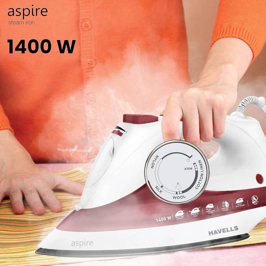 HAVELLS - ASPIRE - STEAM IRON - 1400 W