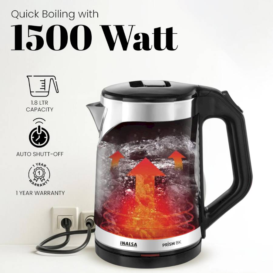 INALSA - ELECTRIC KETTLE - PRISM BK