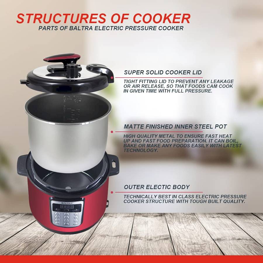 BALTRA - SWIFT BEP 202 - ELECTRIC PRESSSURE COOKER
