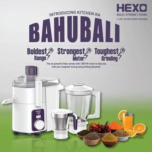 HAVELLS - HEXO 2 JAR - JUICER MIXER GRINDER