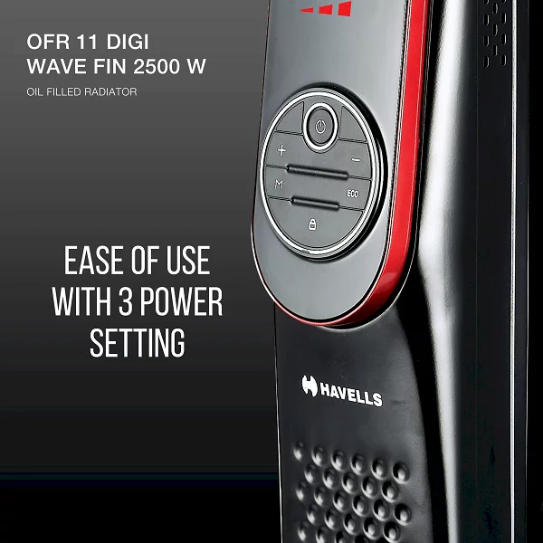 HAVELLS - OFR 11 DIGI WAVE FIN - OIL FILLED RADIATOR
