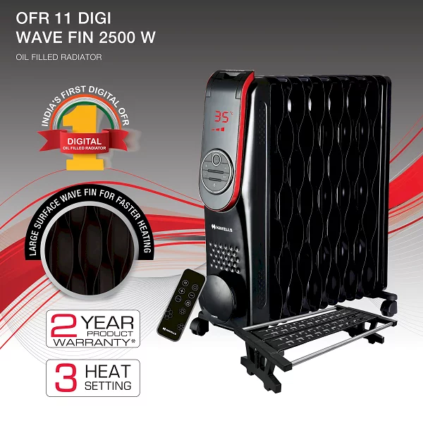 HAVELLS - OFR 11 DIGI WAVE FIN - OIL FILLED RADIATOR