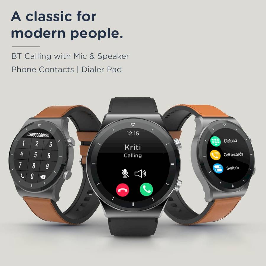 PEBBLE - REVO SMART WATCH - BLACK