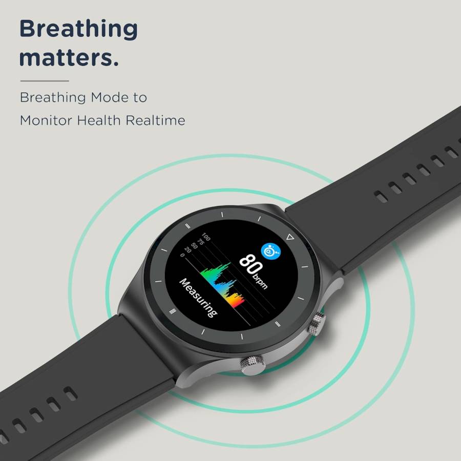 PEBBLE - REVO SMART WATCH - BLACK