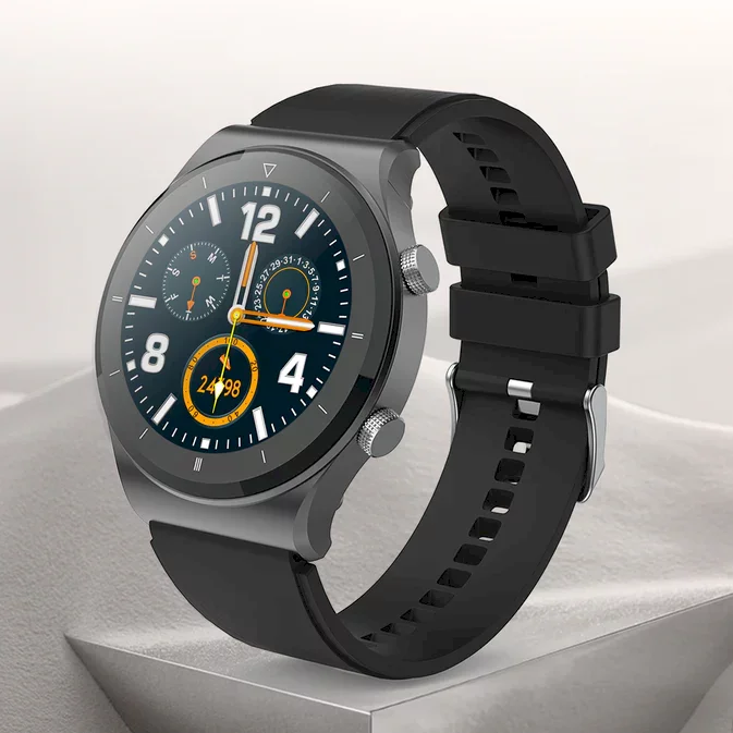 PEBBLE - REVO SMART WATCH - BLACK