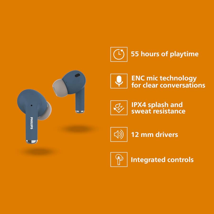PHILIPS - 1000 SERIES -TRUE WIRELESS EARPHONES - BLUETOOTH