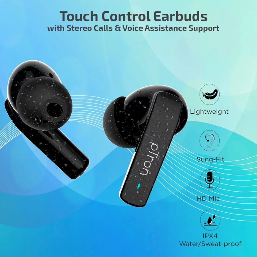 PTRON - BASSPODS 992 - ANC TRUE WIRELESS EARBUDS