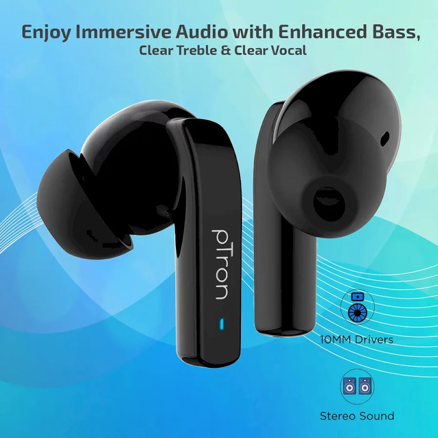 PTRON - BASSPODS 992 - ANC TRUE WIRELESS EARBUDS