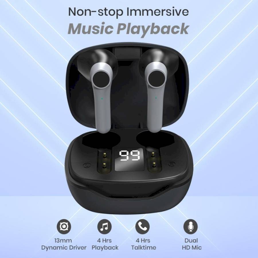 PTRON - BASSPODS 781 - TRUE WIRELESS STEREO EARBUDS