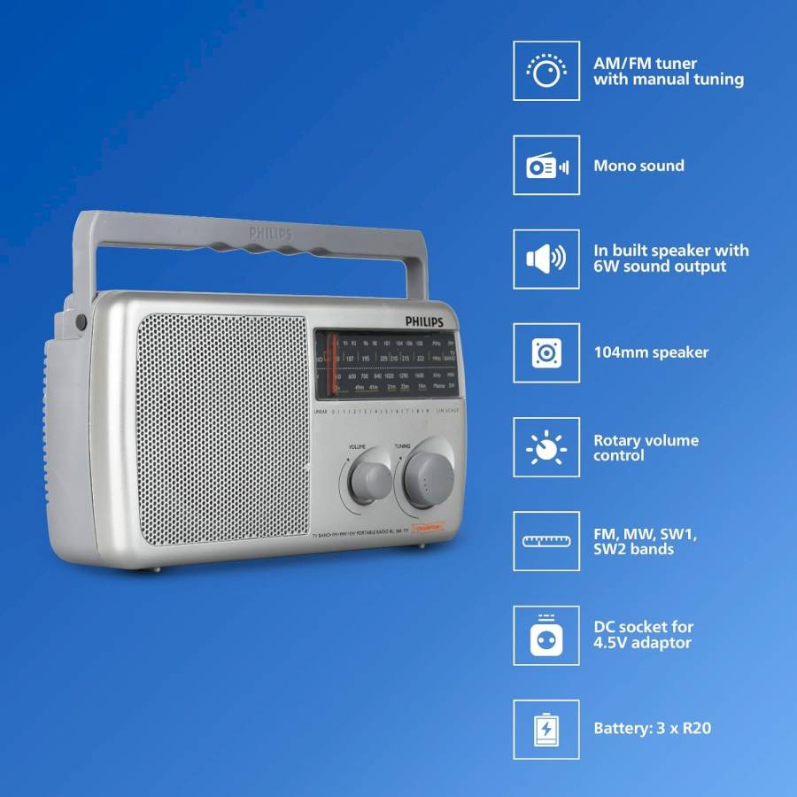 PHILIPS - CHAMPION - PORTABLE RADIO