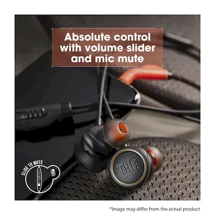 JBL - QUANTUM 50 - HEADSET WITH VOLUME SLIDER AND MIC MUTE