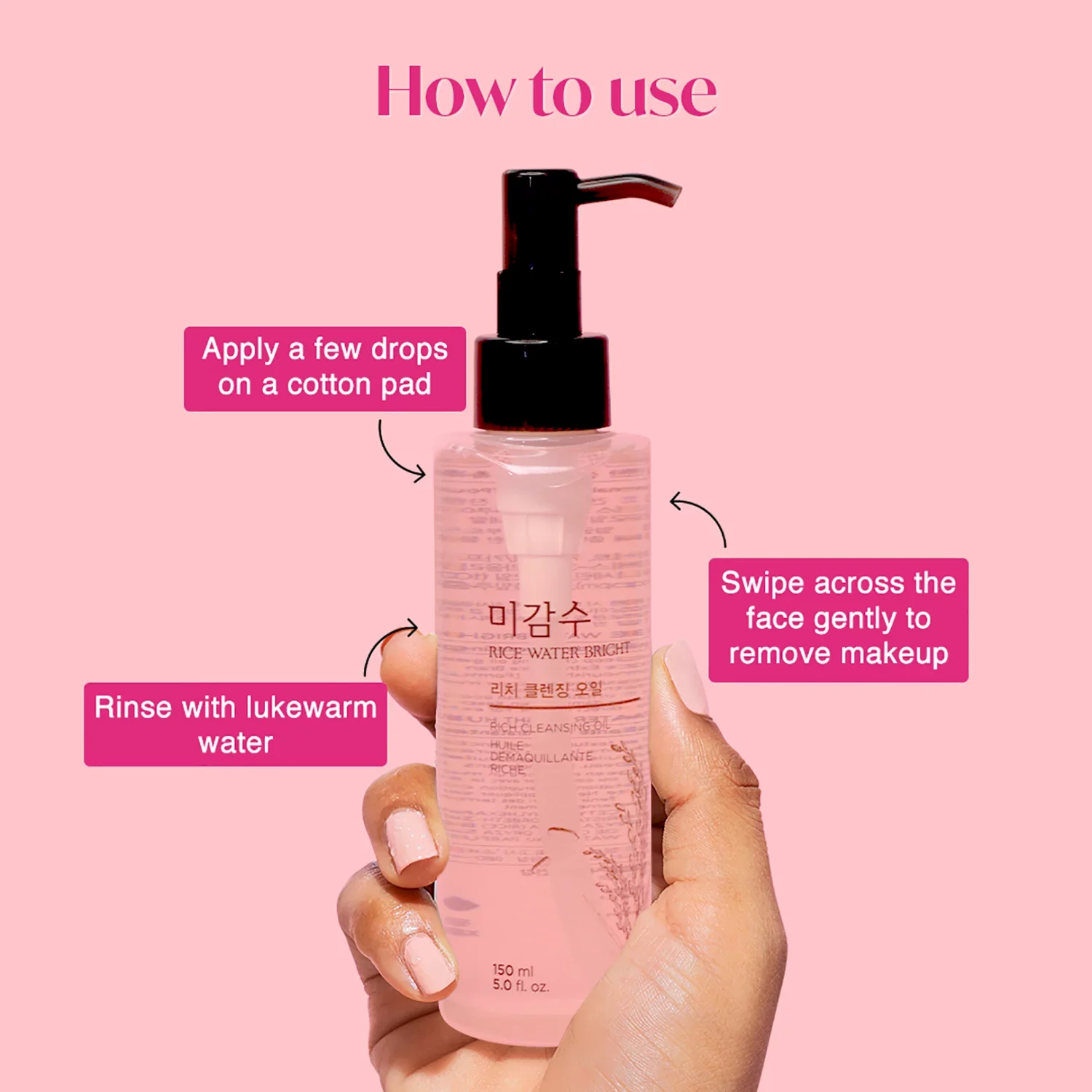 The Face Shop -Rice Water Bright Rich - Cleansing Oil