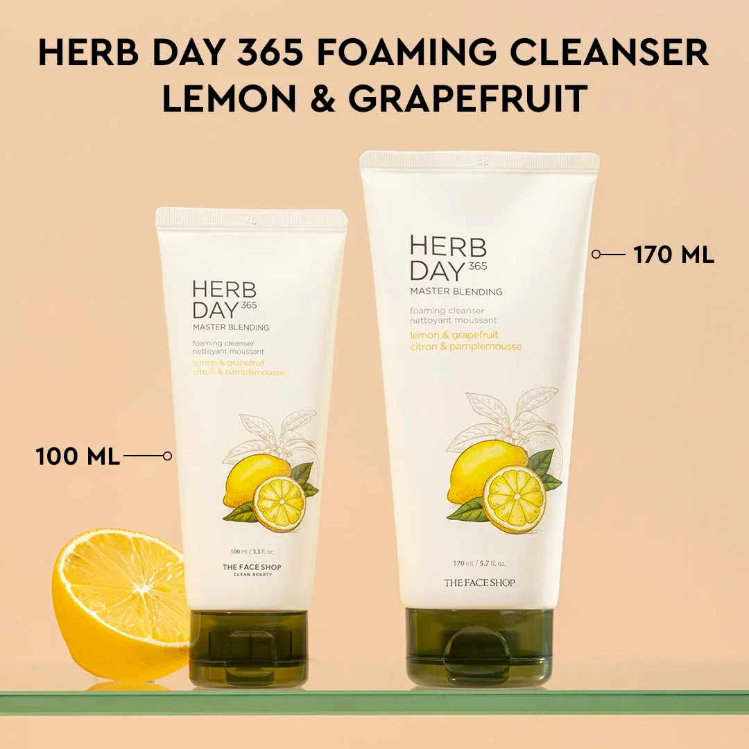 Herb Day 365 - Lemon & Grapefruit- Foaming Cleanser