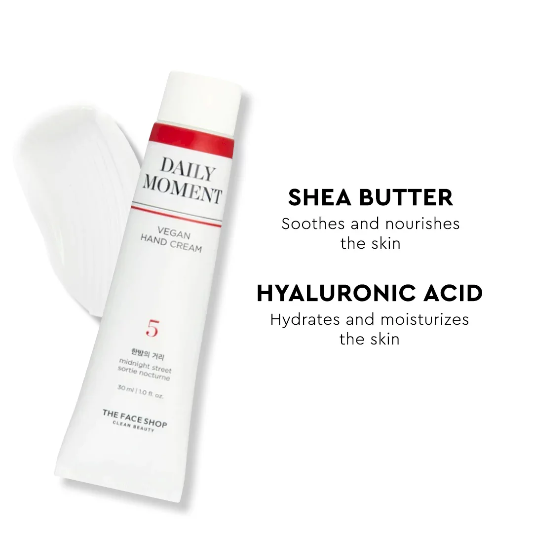 THE FACE SHOP - 05 MIDNIGHT STREET - Hand Cream - Daily Moment Vegan