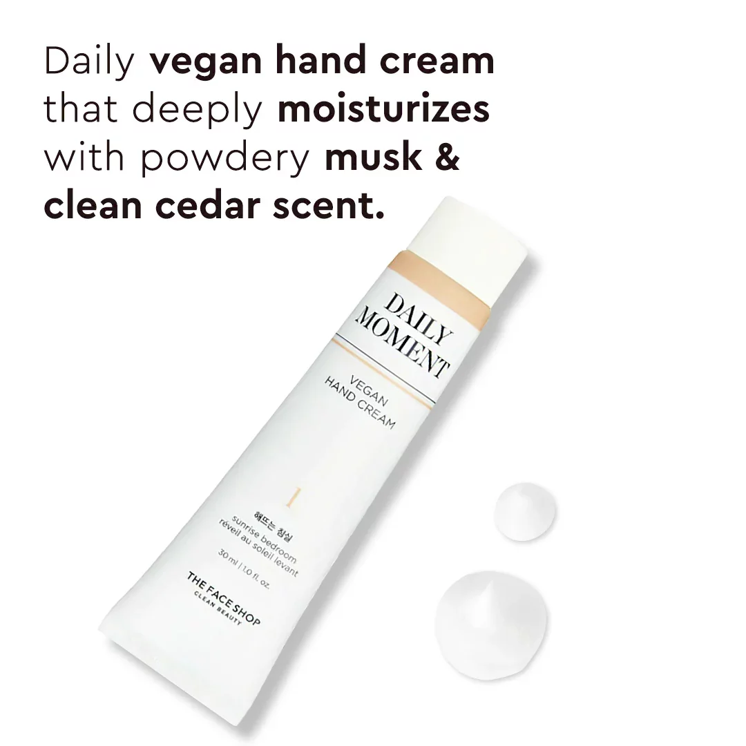 THE FACE SHOP - 01 SUNRISE BEDROOM - Hand Cream - Daily Moment Vegan