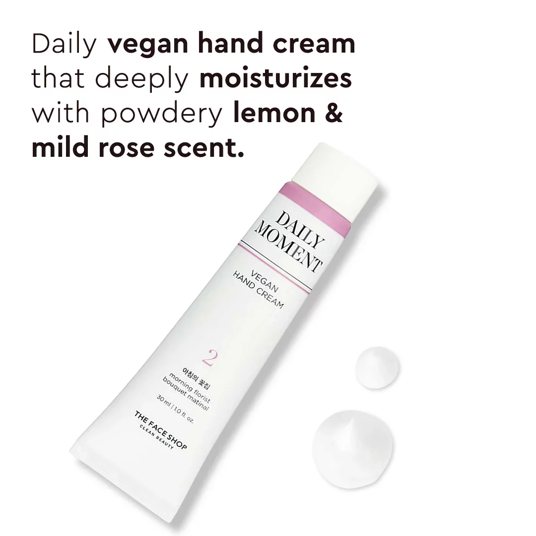 THE FACE SHOP - 02 MORNING FLORIST - Hand Cream - Daily Moment Vegan