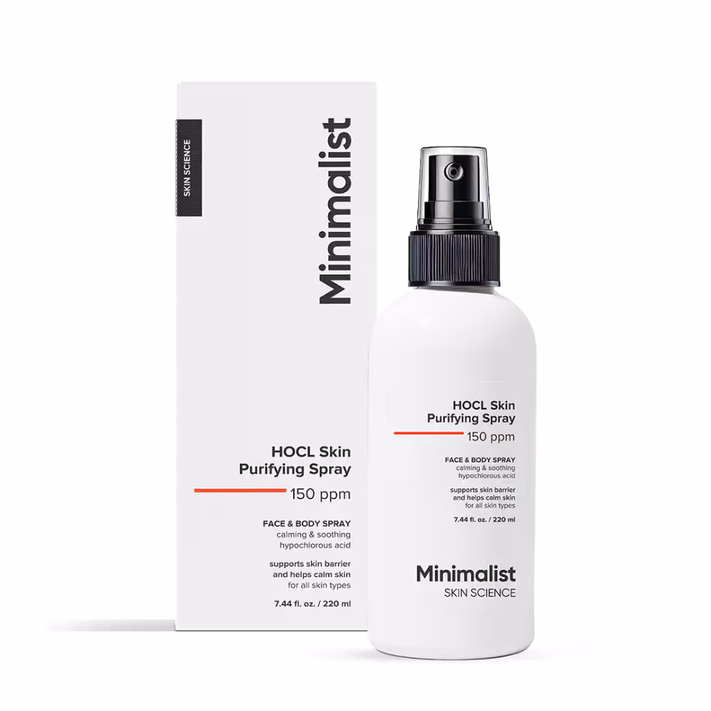 MNIMALIST - HOCL SKIN - PURIFYING SPRAY - 150 PPM - FACE & BODY SPRAY
