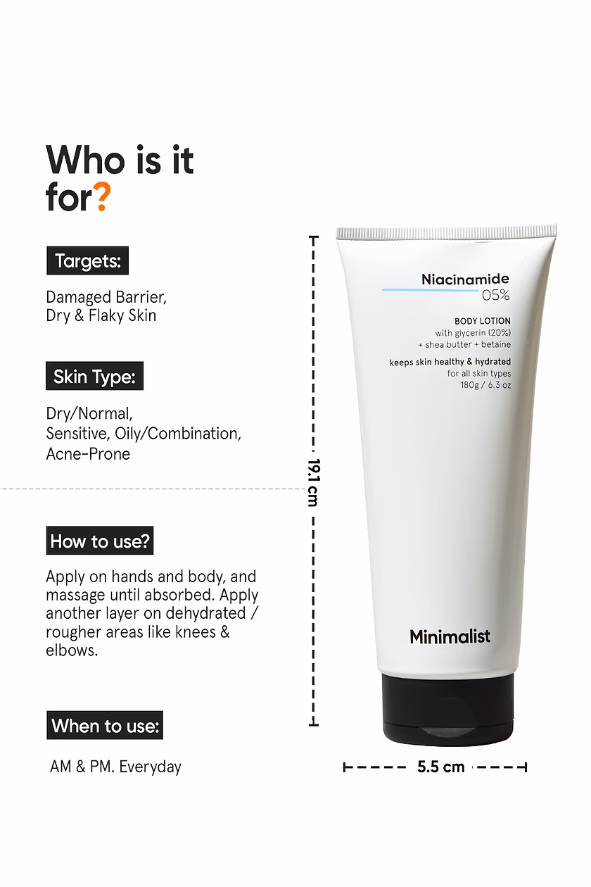 MINIMALIST - NIACINAMIDE 5% - BODY LOTION