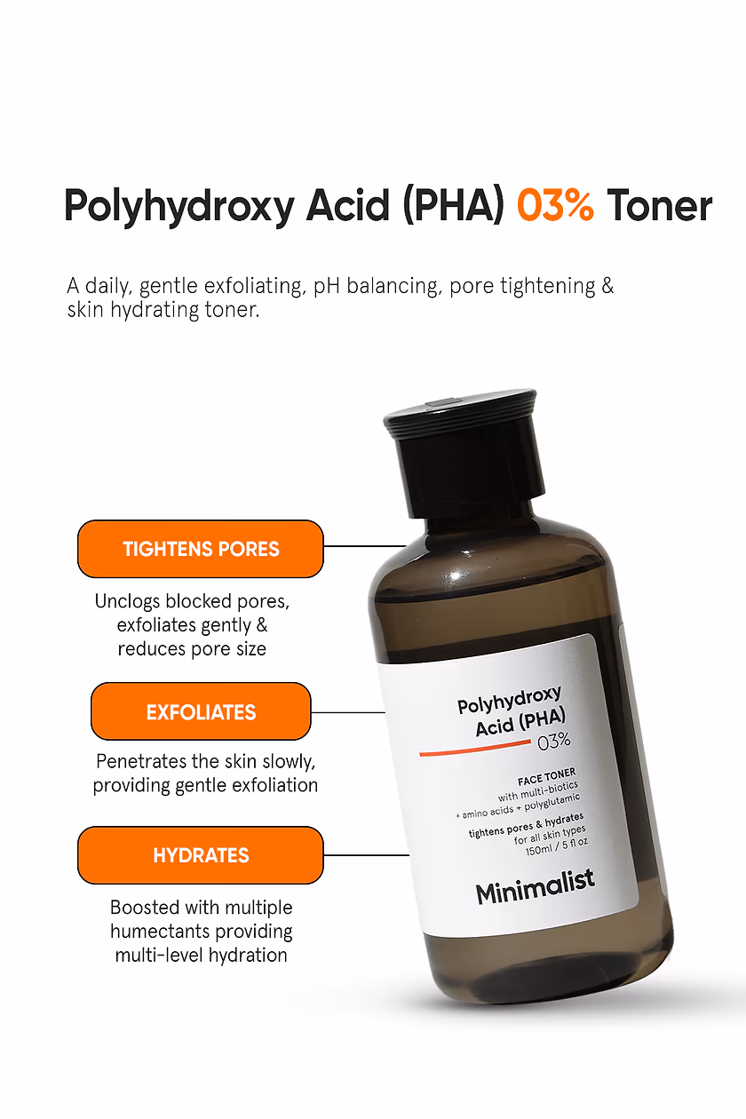 MINIMALIST - POLYHYDROXY ACID (PHA) 03% - FACE TONER