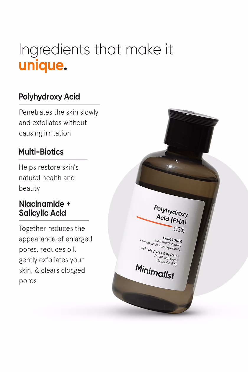 MINIMALIST - POLYHYDROXY ACID (PHA) 03% - FACE TONER