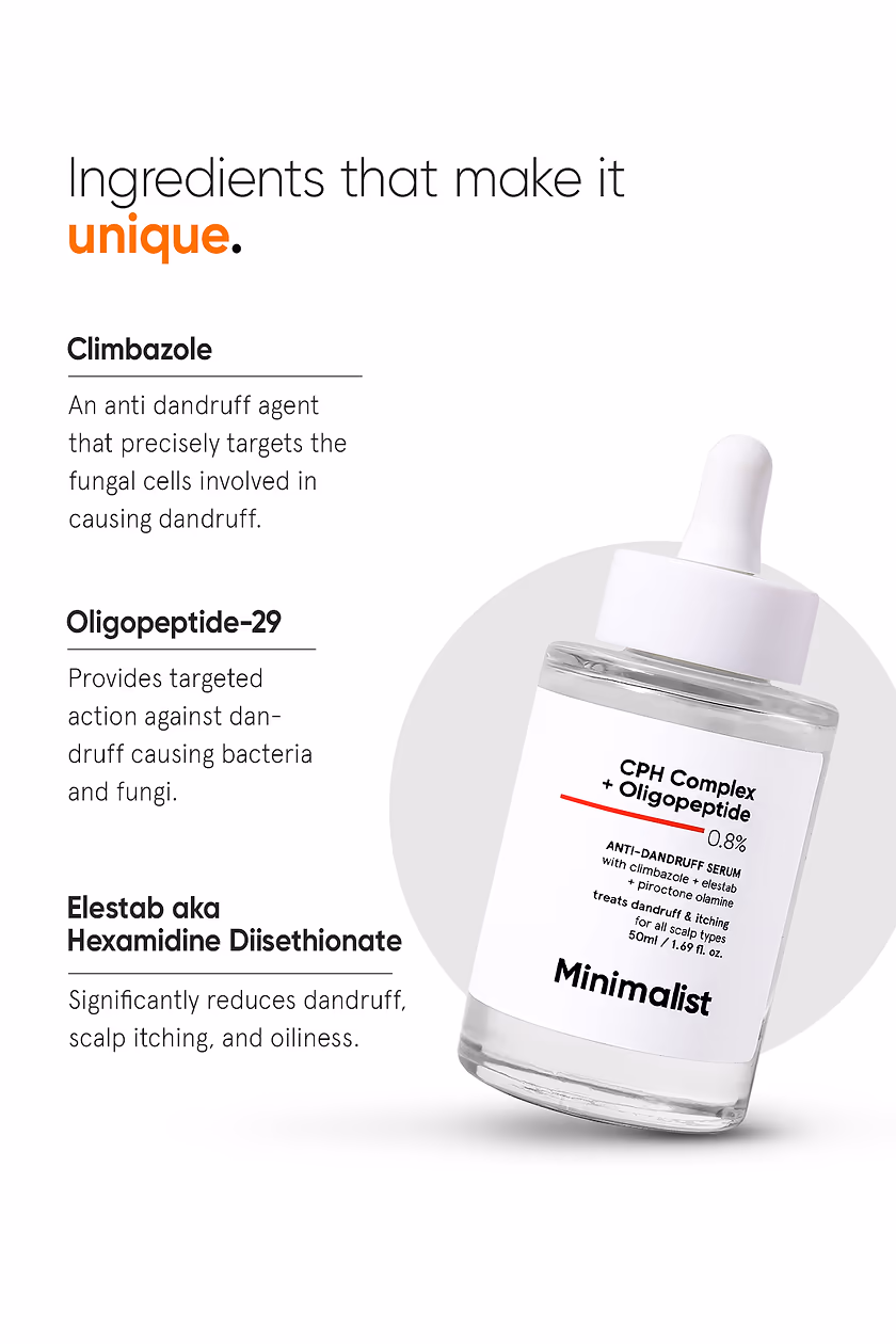 Minimalist - Anti-Dandruff Hair Serum With CPH Complex & Oligopeptide 0.8%