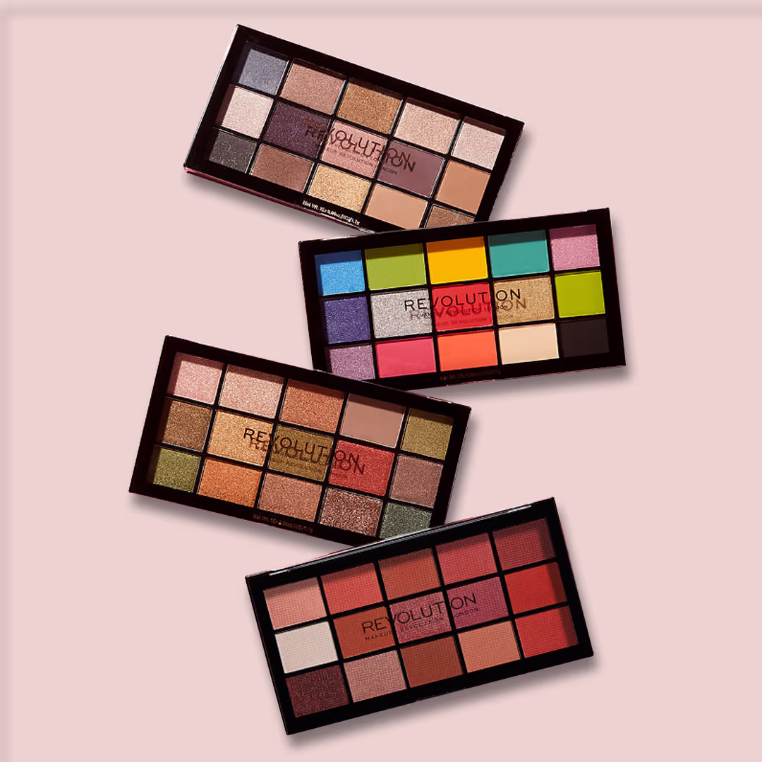 Makeup Revolution Reloaded Eyeshadow Palette 15 Smooth & Rich Shade - Newtrals 2