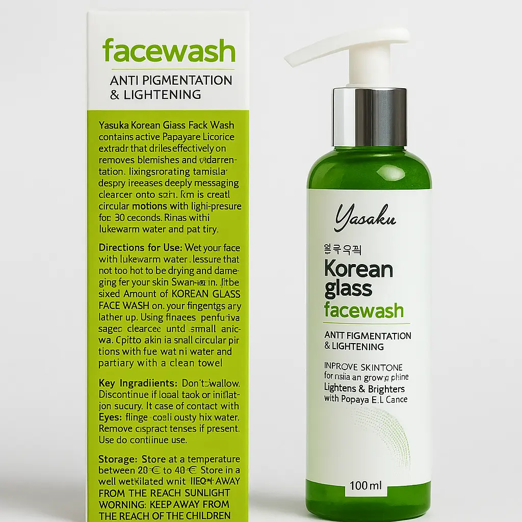 YASAKU - KOREAN GLASS - FACE WASH