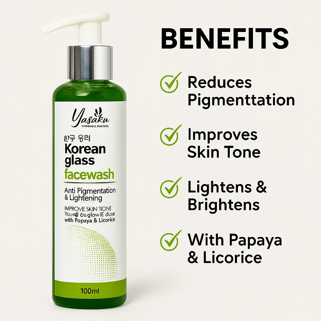 YASAKU - KOREAN GLASS - FACE WASH