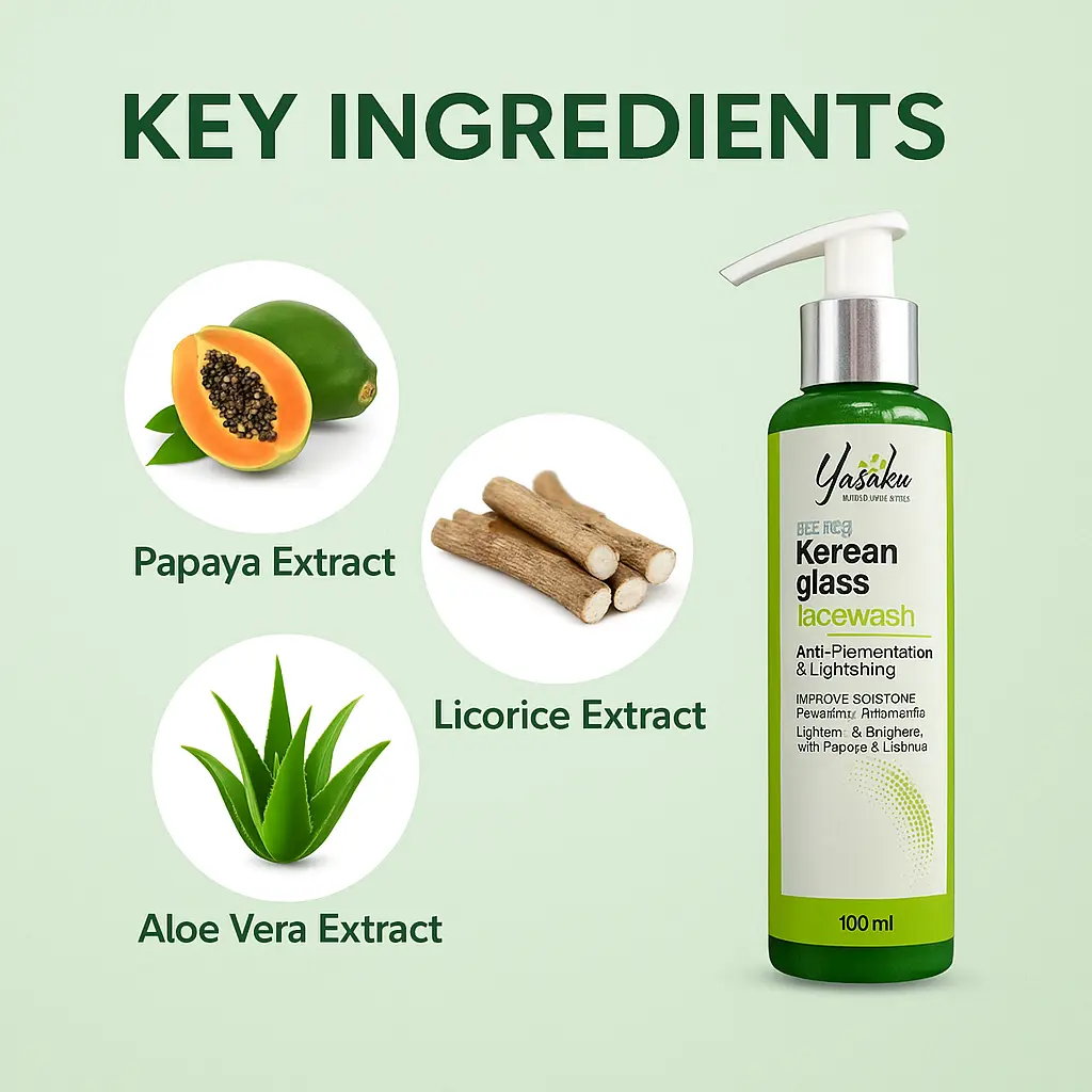 YASAKU - KOREAN GLASS - FACE WASH
