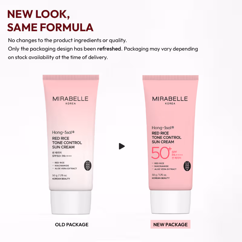 Mirabelle Korea - Red Rice - Sun Cream SPF 50+ PA++++