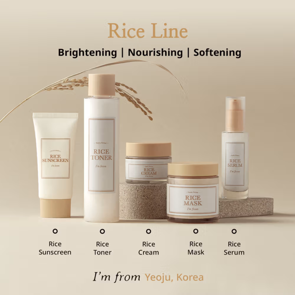 I'm From Rice Mask - Brightening & Gentle Exfoliating Korean Face Mask,