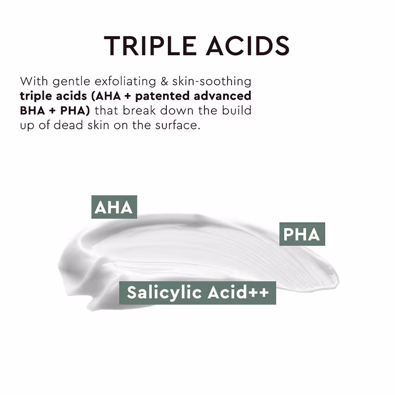 The Face Shop Tea Tree Pore Cream - Korean Moisturizer with AHA, Salicylic Acid (BHA) & PHA for Acne