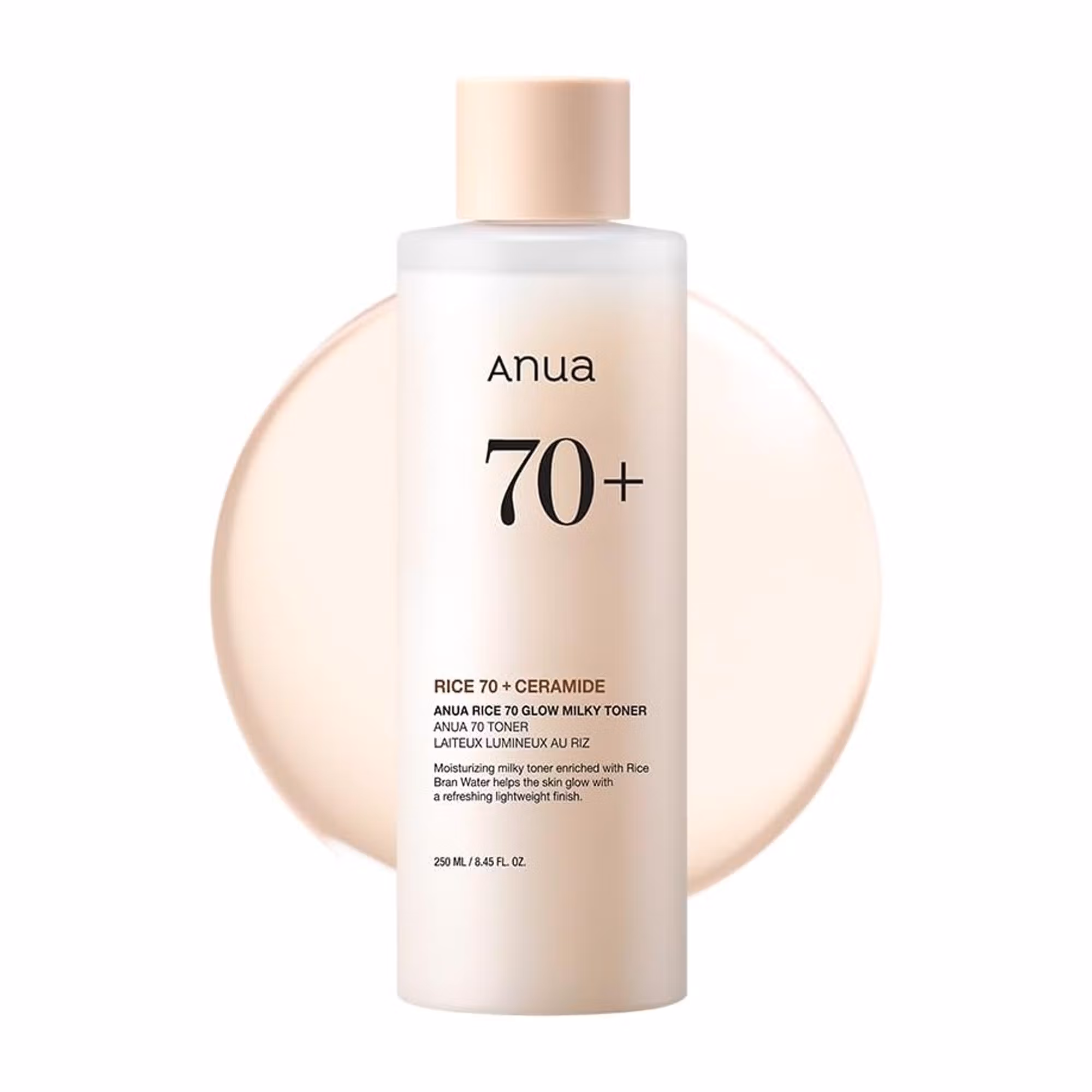 Anua - Rice 70 Glow Milky Toner - with Niacinamide & Ceramide For Glass Skin & Healthy Skin Barrier
