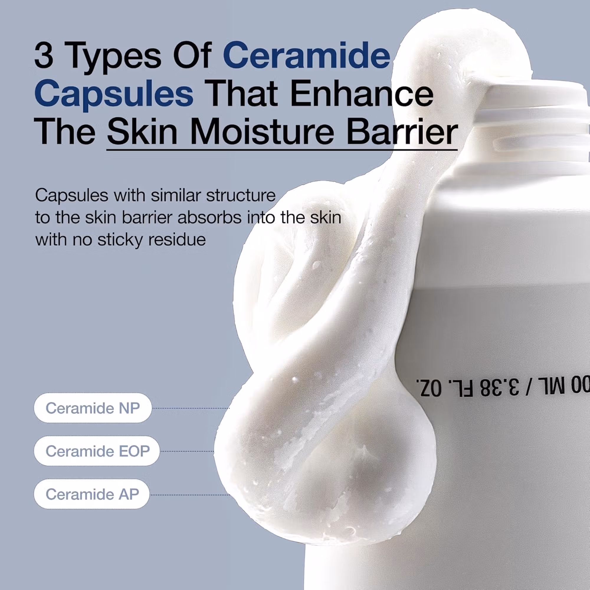 Anua - 3 Ceramide Panthenol Moisture Barrier Cream - with Hyaluronic Acid, Barrier Care & 48H Hydration