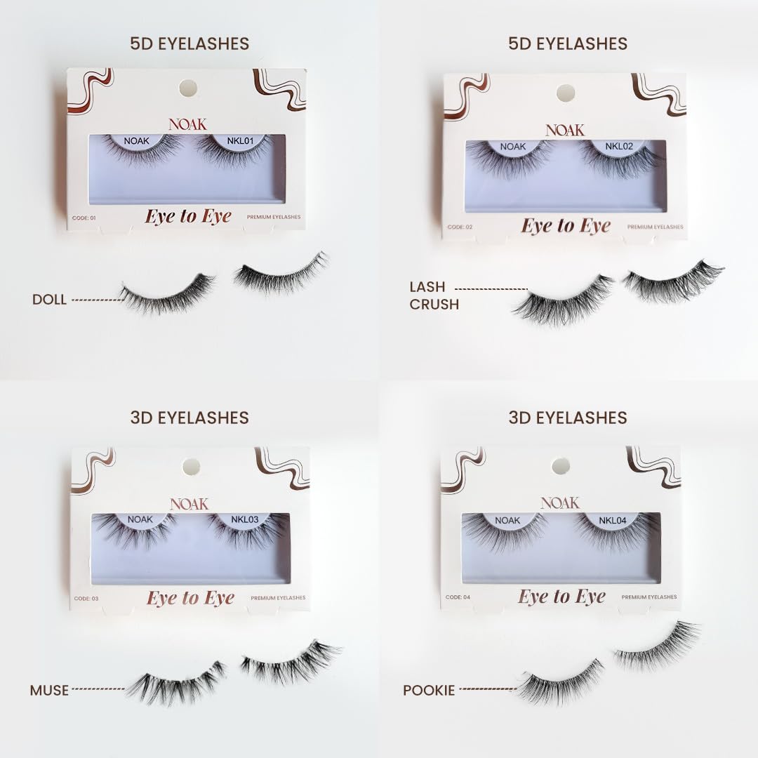 Noak - Muse - Eye to Eye 3D False Eyelashes
