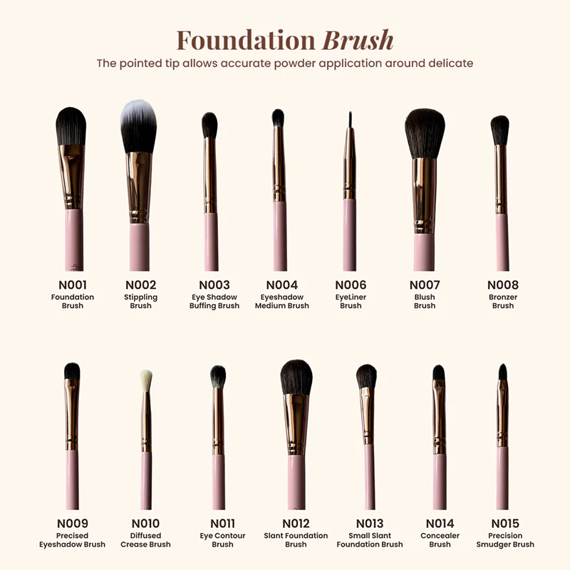 Noak - Professional Makeup Brush - Set 27 Pieces