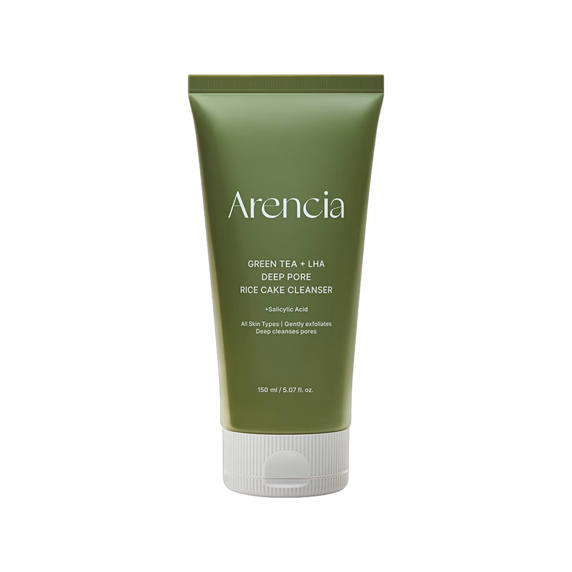 Arencia - Green Tea + LHA Deep Pore Rice Cake Cleanser