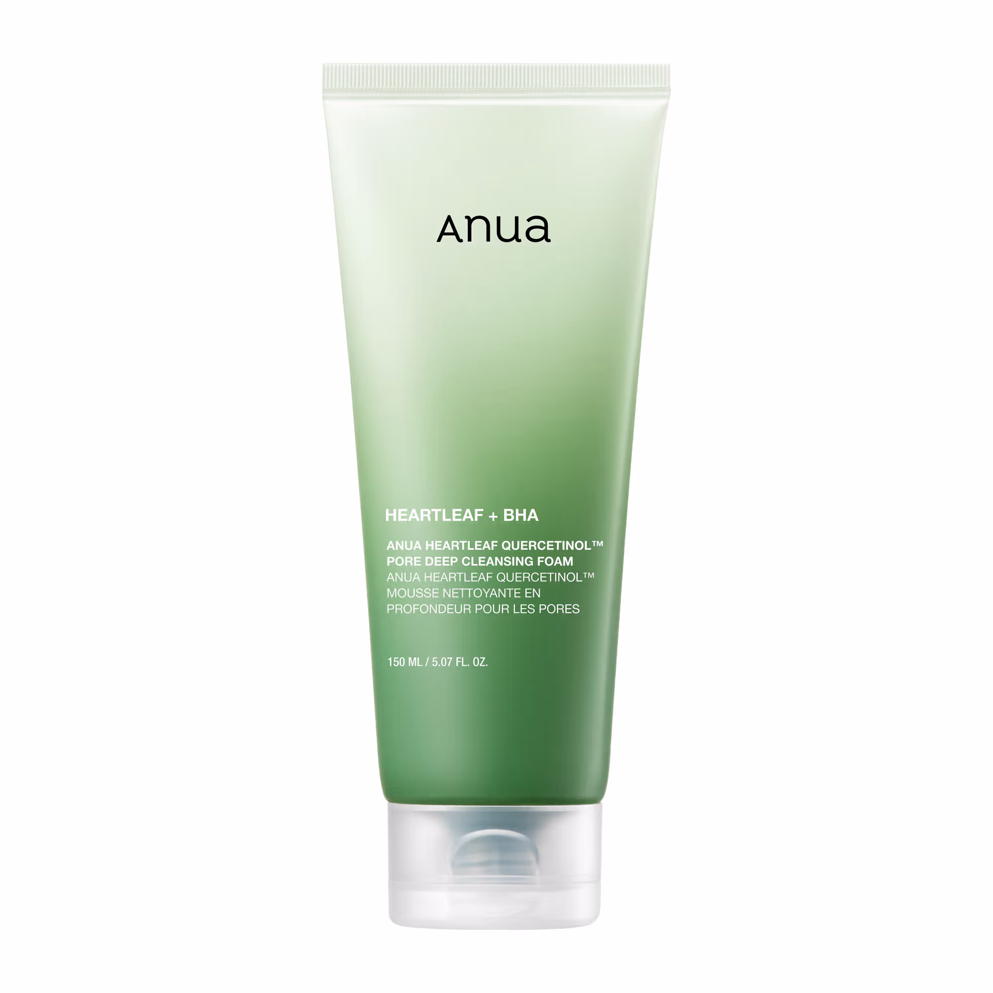 Anua - Heartleaf Quercetinol Pore Deep Cleansing Foam - with 0.5% BHA For Gentle Exfoliation