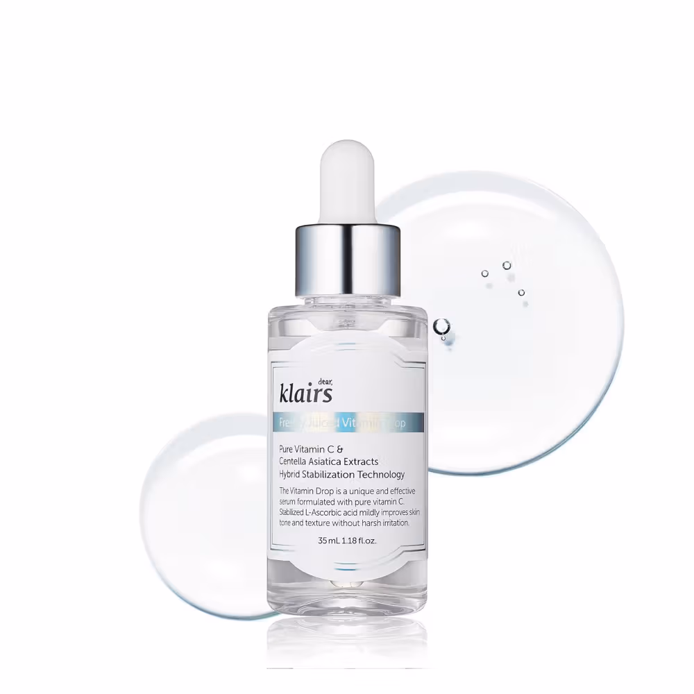 Klairs - Freshly Juiced Vitamin Drop - Pure Vitamin C Serum & I'm From Rice Toner - Ultimate Glow Combo