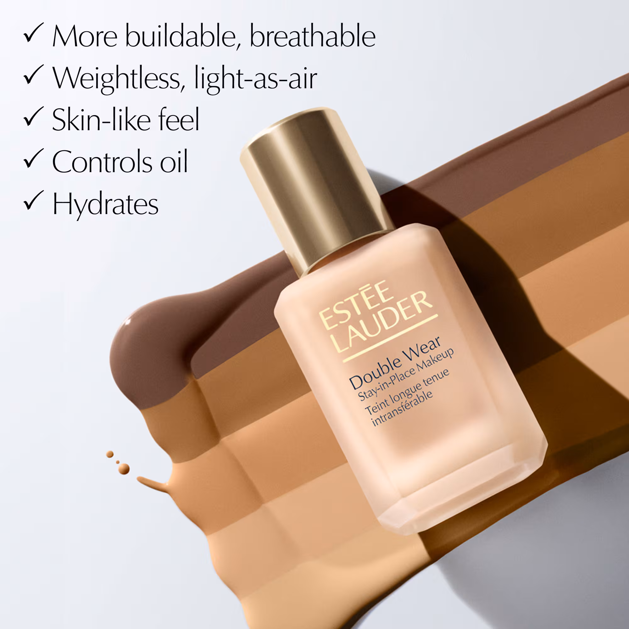 Estee Lauder - Bone - Double Wear Stay-in-Place Longwear Matte Foundation