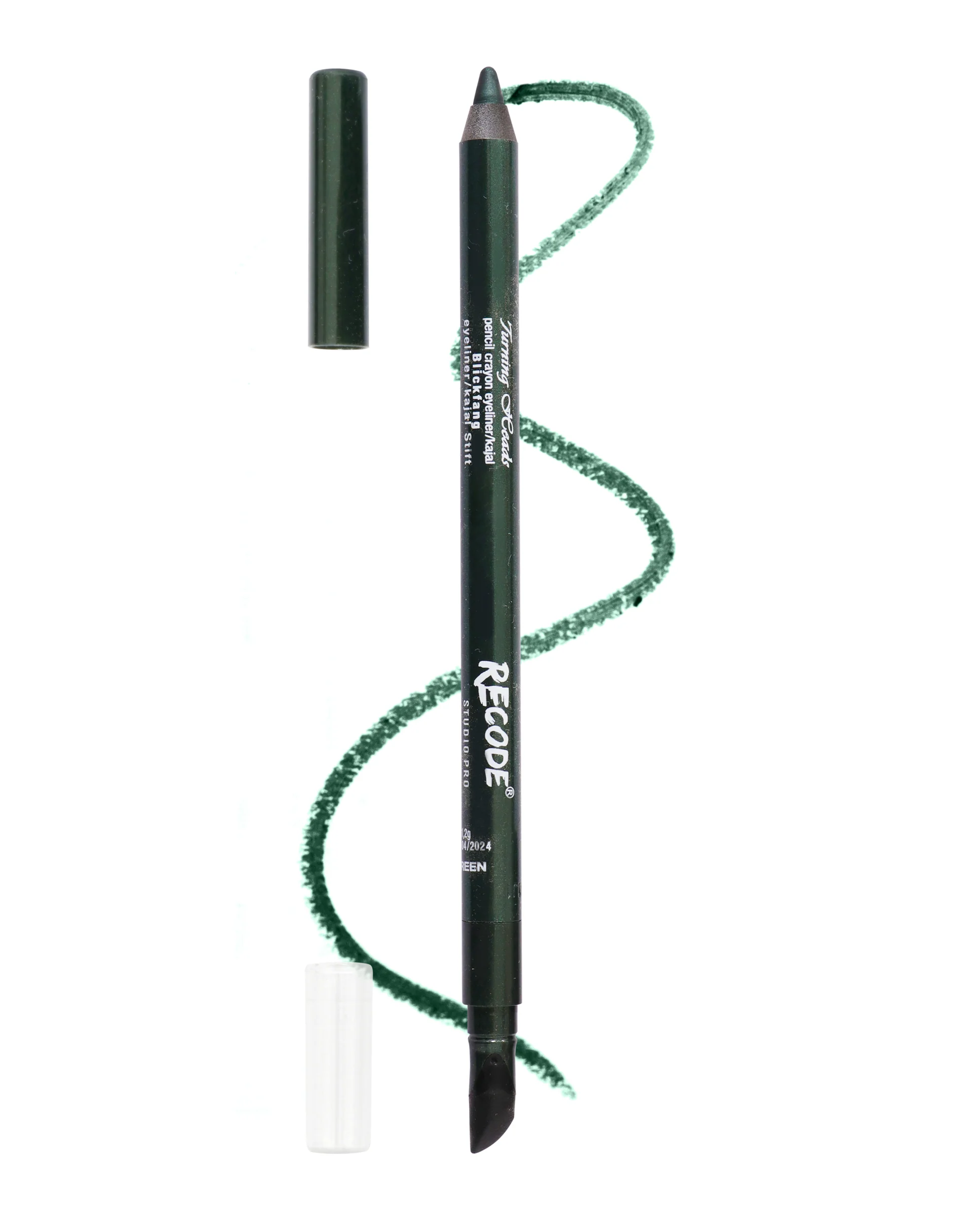 Recode - Ever Green - Turning Heads - Crayon Gel Eyeliner Cum Kajal Pencil