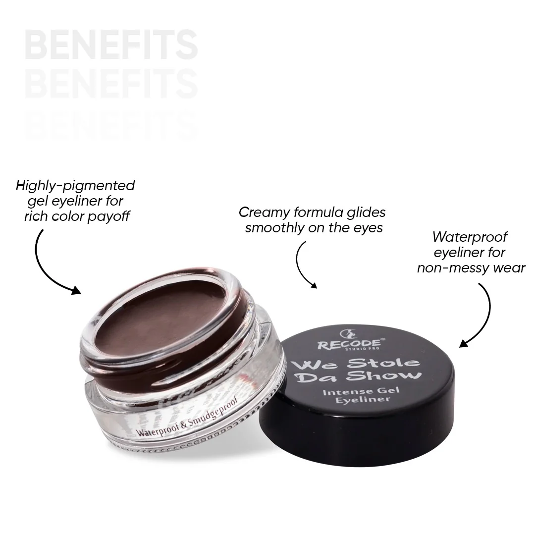 Recode - Coffee Brown - Intense Gel Eyeliner