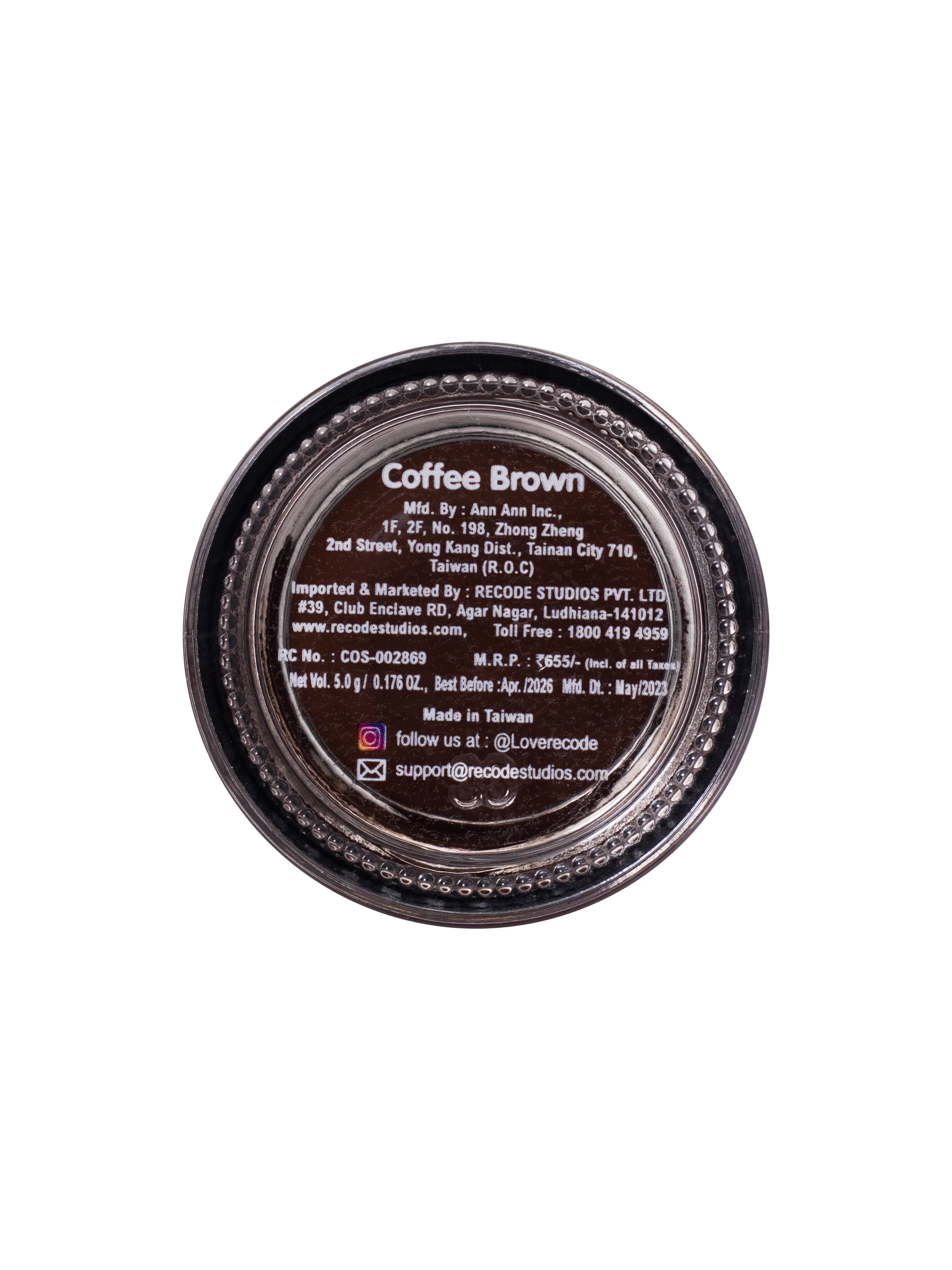 Recode - Coffee Brown - Intense Gel Eyeliner