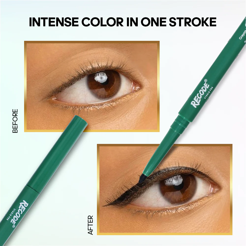 Recode - Black - Eyeliner Acute Kajal - Pencil