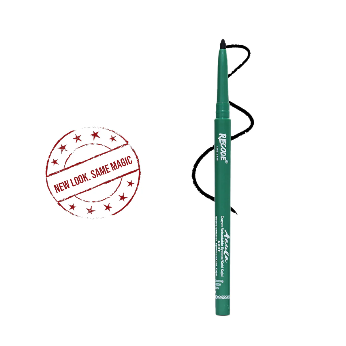 Recode - Black - Eyeliner Acute Kajal - Pencil