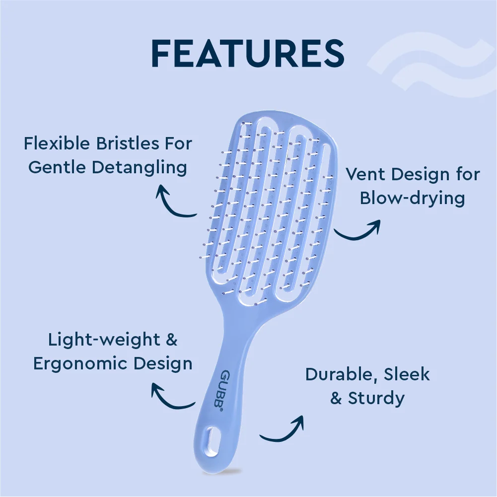 Gubb - French Hues - Paddle Vent Brush Long